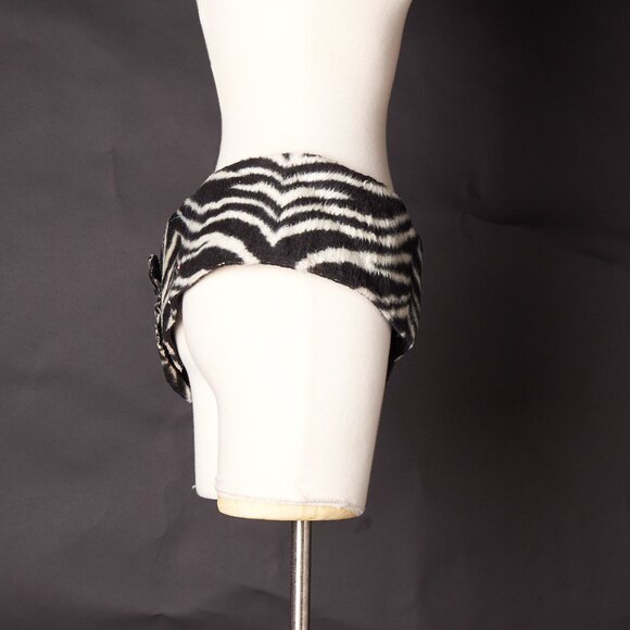 Vintage 1970s Zebra Costume Belt Circus Burlesque main image 4